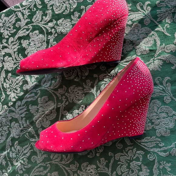 EUC Gianni Bini suede wedges - Picture 3 of 8